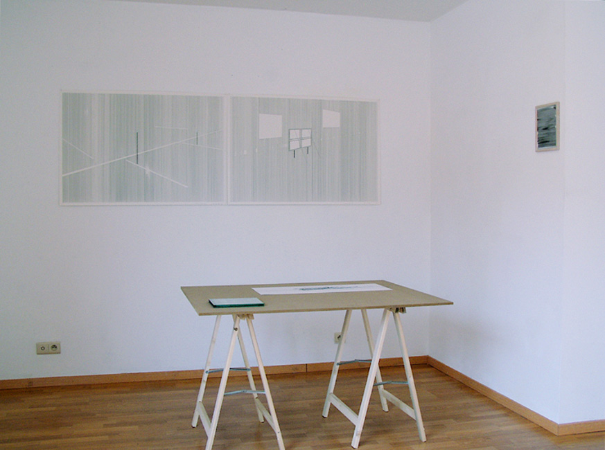 ' Linelab' (left: Kris Van Dessel / table: Bart Vandevijvere), Second Room, Brussel, 2007