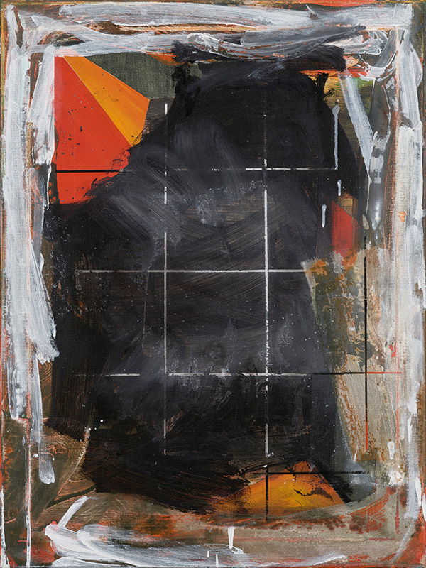 4. Forbidden to enter the yard, 2020, acrylic on canvas, 80x60cm